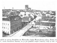Marovska ulica (današnja Masarykova) 1895. godine